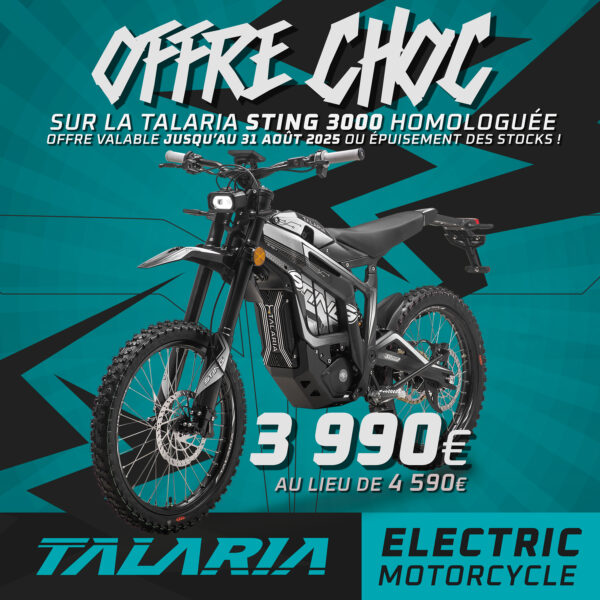 Talaria Sting TL 3000 Homologuée