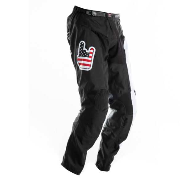 Pantalon MX Racer Black Red