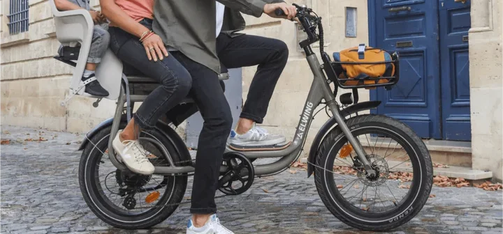 Le meilleur vélo électrique biplace, cargo et compact Elwing Yuvy 2