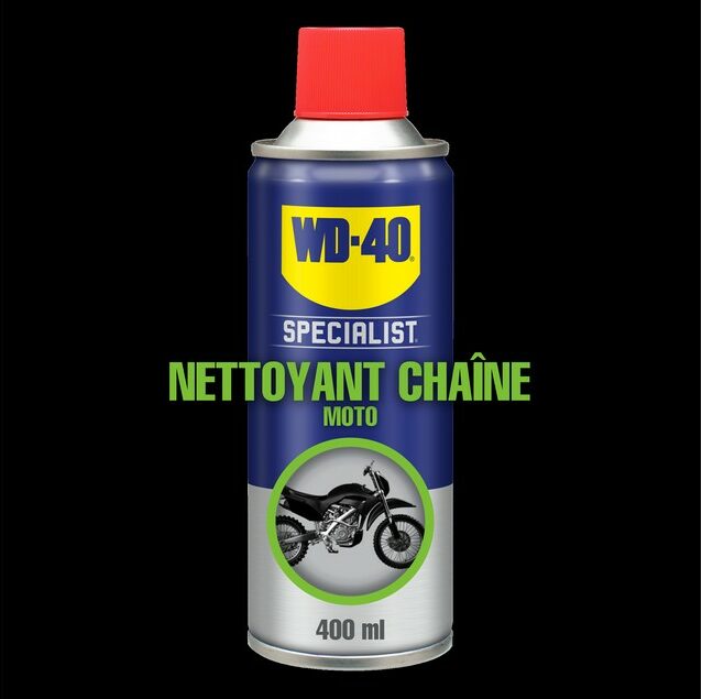 Nettoyant chaîne pour moto 400 mL - WD-40 - 33138/46 