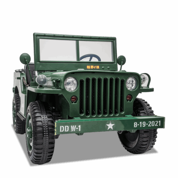 Voiture électrique enfant | Jeep Willys Vert