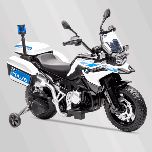 Moto électrique enfant | BMW F850 GS Police Blanc