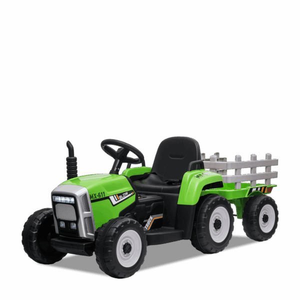 Tracteur électrique enfant Vert