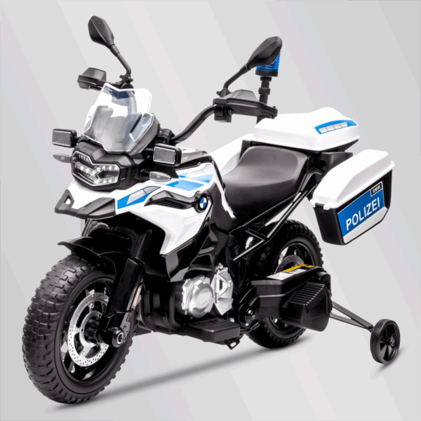 Moto électrique enfant | BMW F850 GS Police Blanc