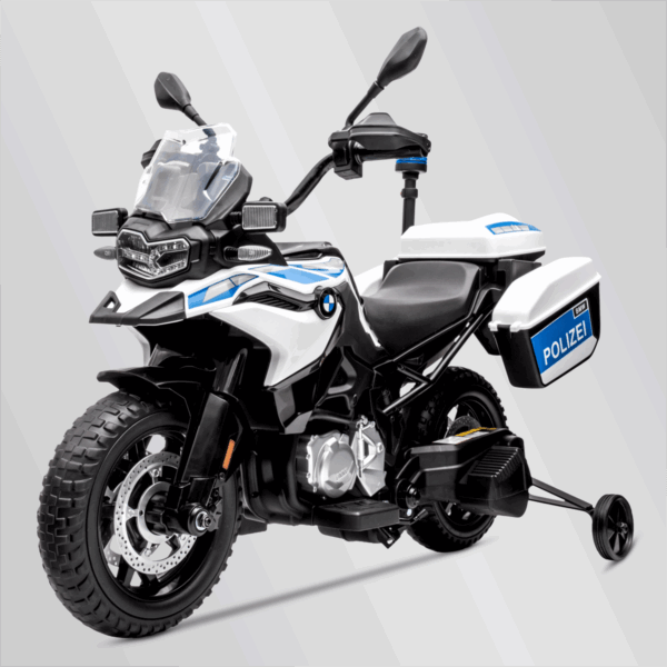 Moto électrique enfant | BMW F850 GS Police Blanc