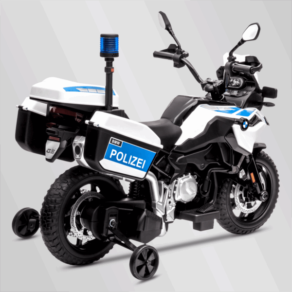 Moto électrique enfant | BMW F850 GS Police Blanc