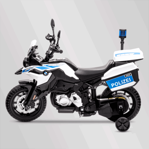 Moto électrique enfant | BMW F850 GS Police Blanc