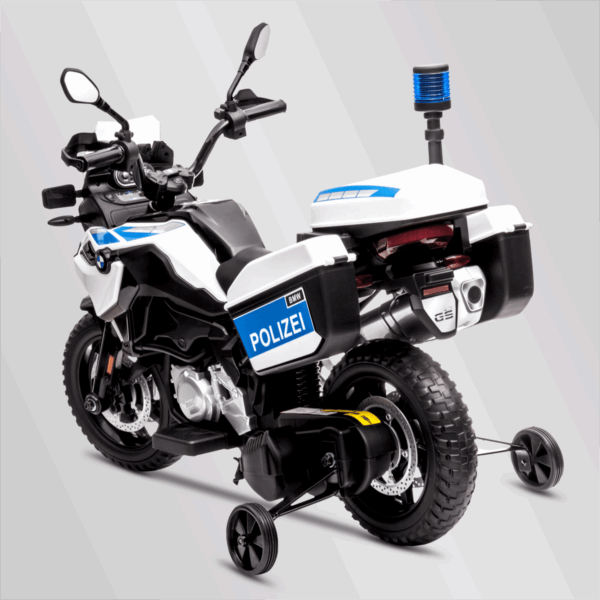 Moto électrique enfant | BMW F850 GS Police Blanc