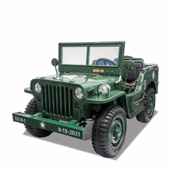 Voiture électrique enfant | Jeep Willys Vert