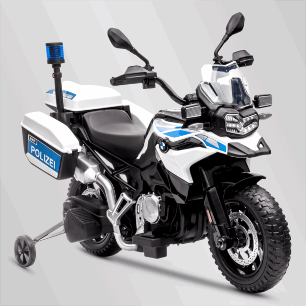 Moto électrique enfant | BMW F850 GS Police Blanc