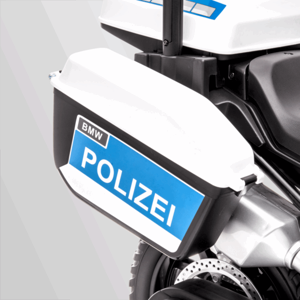 Moto électrique enfant | BMW F850 GS Police Blanc