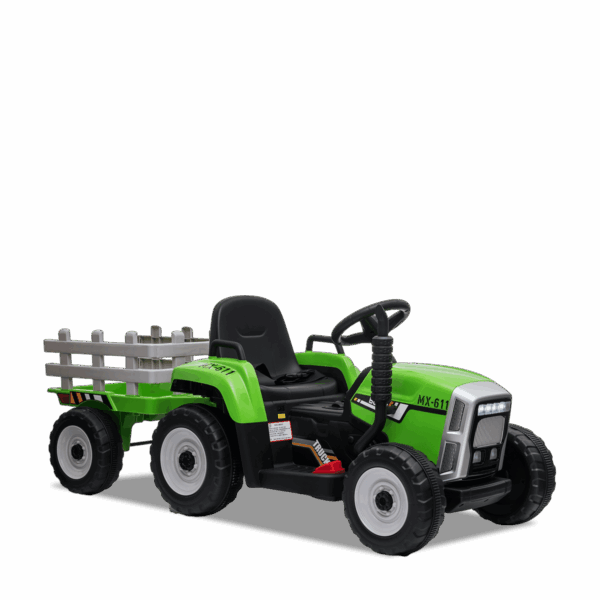 Tracteur électrique enfant Vert