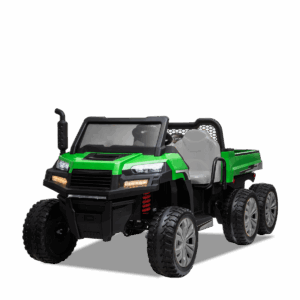 Tracteur enfant électrique | 6x6 Benne Basculante V2 Vert