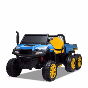 Tracteur enfant électrique | 6x6 Benne Basculante V2 Bleu