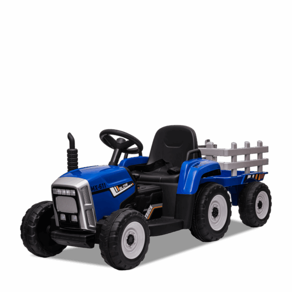 Tracteur électrique enfant Bleu
