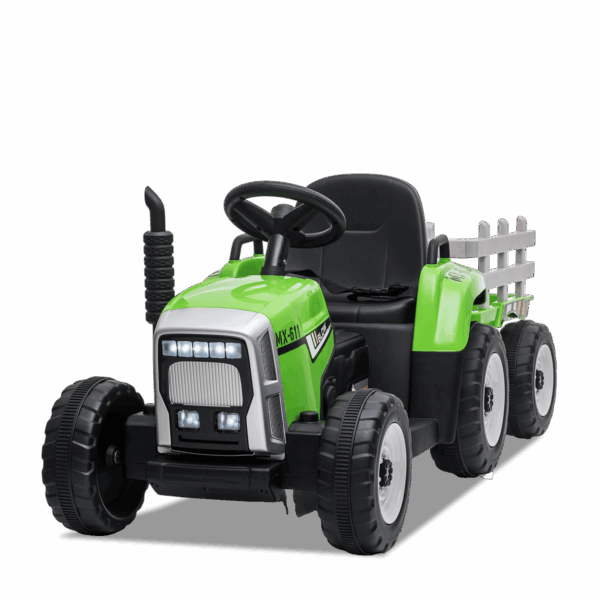 Tracteur électrique enfant Vert