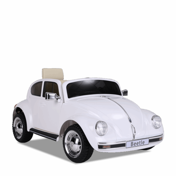 Voiture électrique enfant | Volkswagen Coccinelle Rétro Blanc