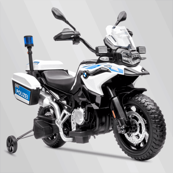 Moto électrique enfant | BMW F850 GS Police Blanc