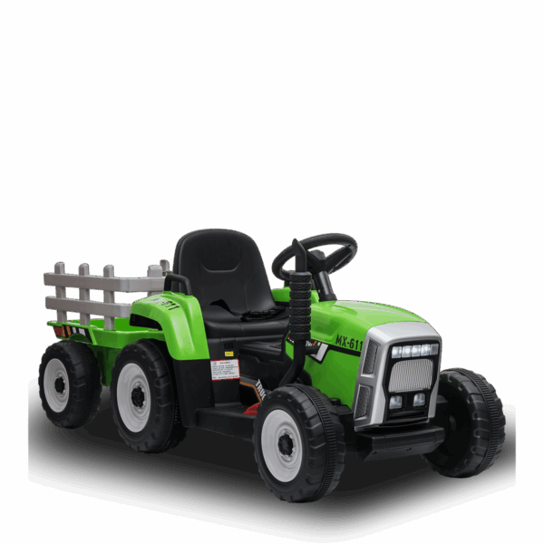 Tracteur électrique enfant Vert