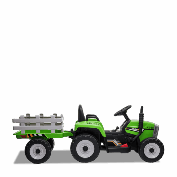 Tracteur électrique enfant Vert