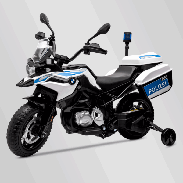 Moto électrique enfant | BMW F850 GS Police Blanc