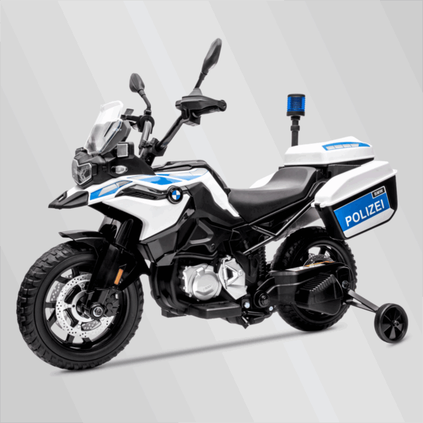 Moto électrique enfant | BMW F850 GS Police Blanc
