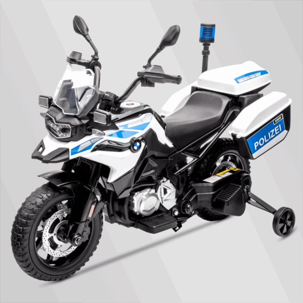 Moto électrique enfant | BMW F850 GS Police Blanc