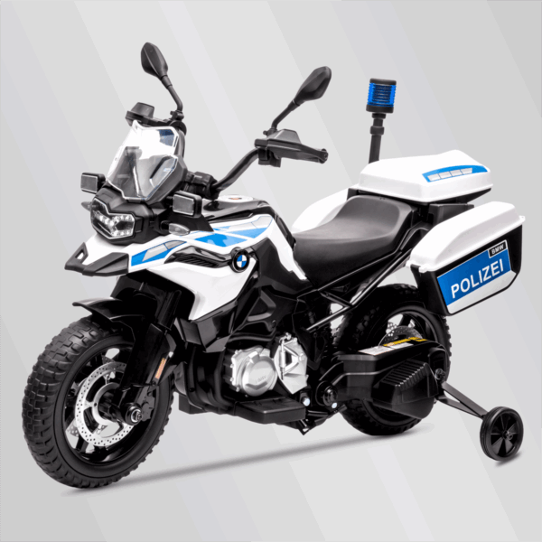 Moto électrique enfant | BMW F850 GS Police Blanc