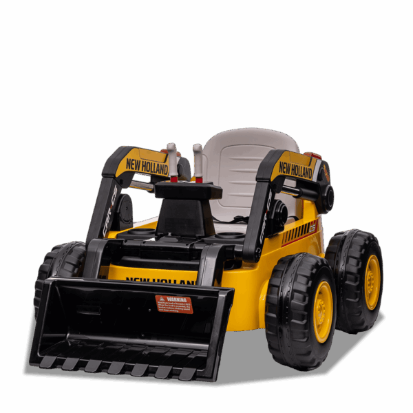 Tractopelle électrique enfant | New Holland CS L318 Jaune