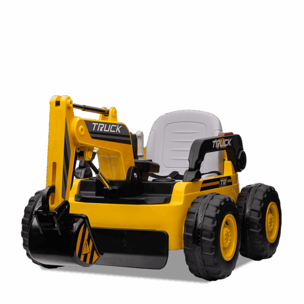 Bulldozer électrique enfant Jaune