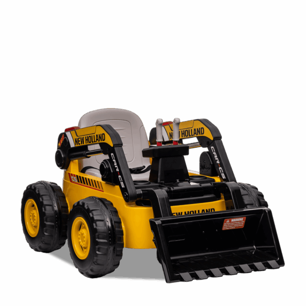 Tractopelle électrique enfant | New Holland CS L318 Jaune