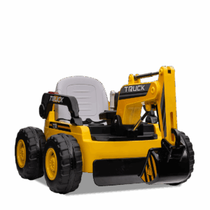 Bulldozer électrique enfant Jaune
