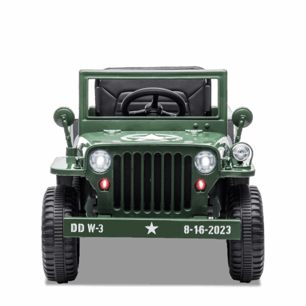 Voiture enfant électrique | Jeep Willys Vert