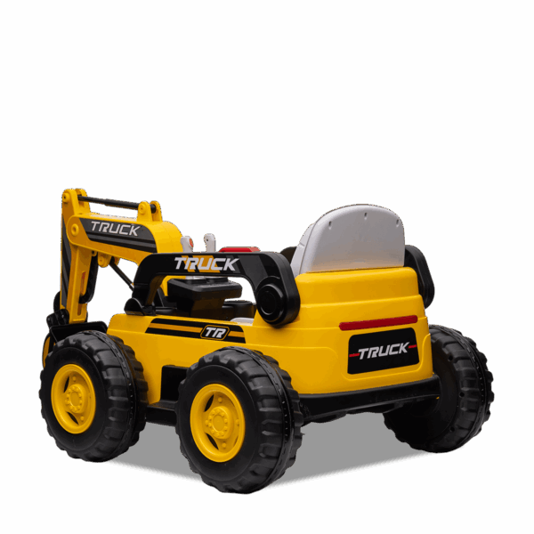Bulldozer électrique enfant Jaune