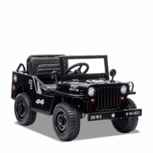 Voiture enfant électrique | Jeep Willys Noir