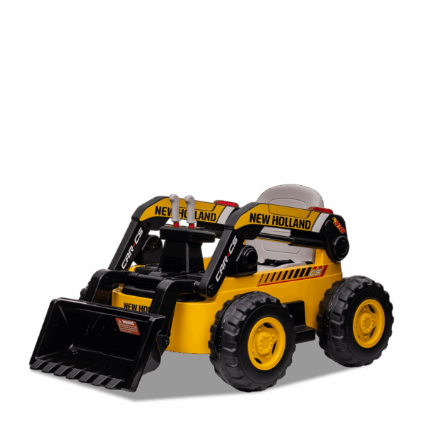 Tractopelle électrique enfant | New Holland CS L318 Jaune