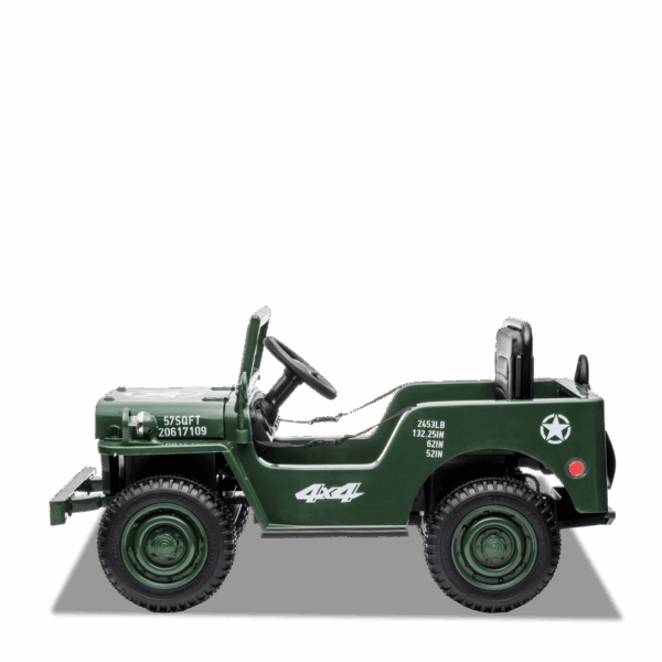 Voiture enfant électrique | Jeep Willys Vert