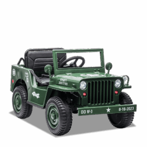 Voiture enfant électrique | Jeep Willys Vert