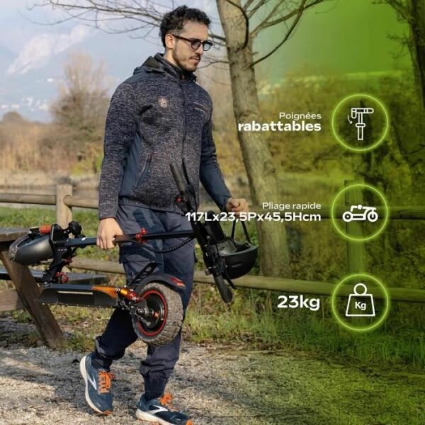 Trottinette électrique UrbanGlide E-Cross Pro Lite 2